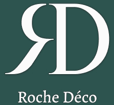 logo de Roche Déco sur fond vert