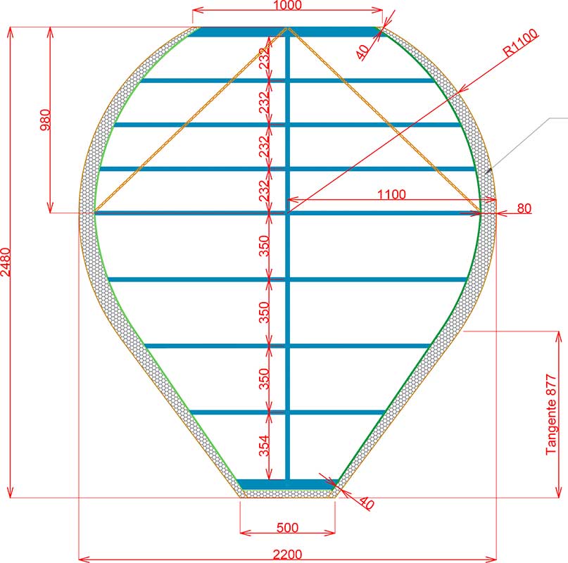 plan de la montgolfière